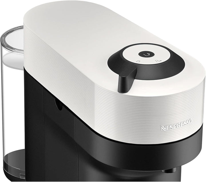 Aparat de cafea cu capsule Nespresso Krups XN9201 Vertuo Pop | Capacitate: 560 ml | Recunoaștere automată a capsulelor | Sistem one-touch | 4 dimensiuni ale ceștii | Timp de încălzire mai scurt | Durabil | Coconut White