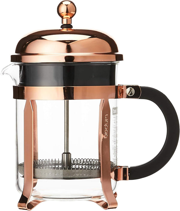 Bodum Chambord filtru de cafea 4 cești, crom, roz, 0,5 litri