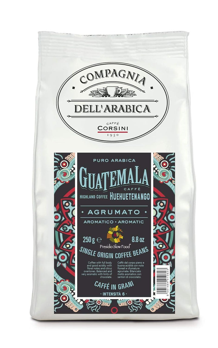 Caffè Corsini - Kaffeebohnen 3X250G Compagnia Dell'Arabica Set Guatemala / Äthiopien / El Salvador, Einzelner Ursprung, Insgesamt 750G