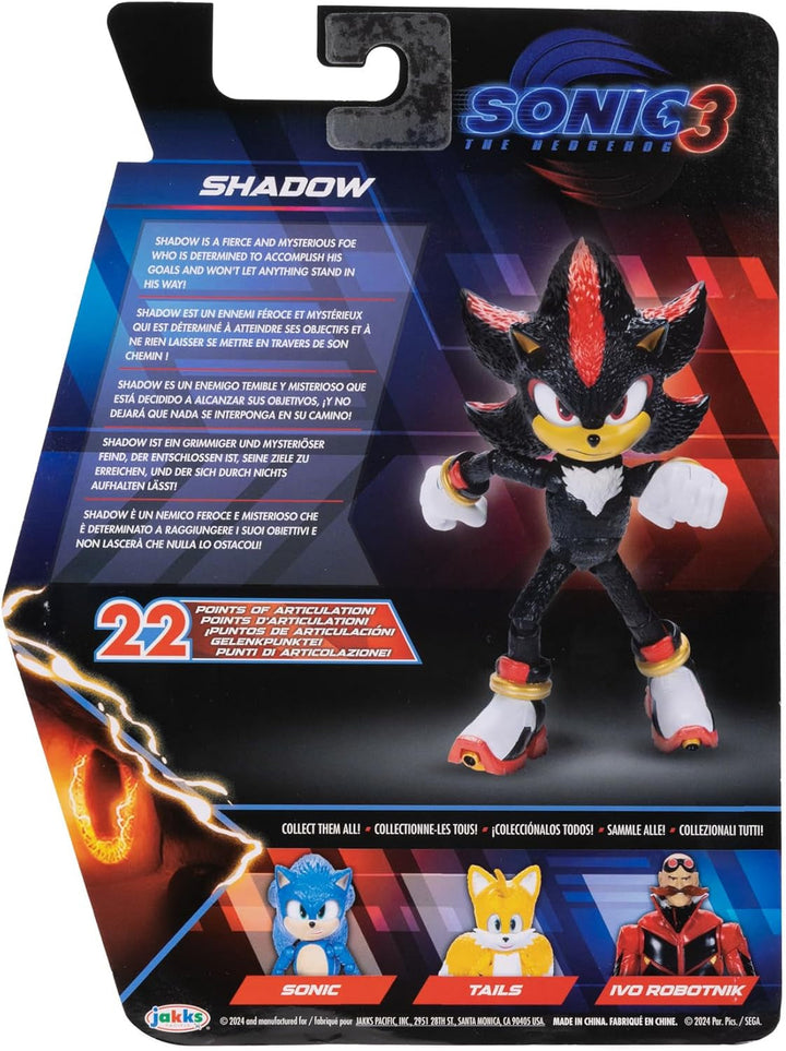 Sonic 3 Film 12.7 Cm Figuri de acțiune Shadow