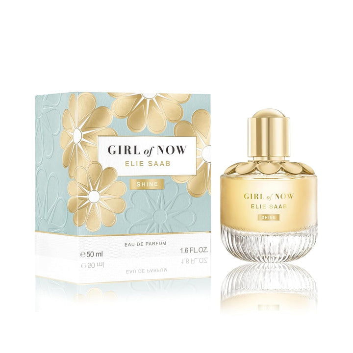 Elie Saab Girl of Now Shine 30 ml – Apă de parfum pentru femei – Parfum pudrat gurmand – Note de ananas, floare de migdal, vanilie și paciuli – Sticlă transparentă