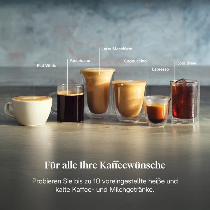 Espressor portafiltru De'Longhi La Specialista Touch EC9455.M, espressor cu râșniță integrată, ghid barista, 15 bar, funcție cold brew, spumare automată a laptelui, ecran tactil, metal