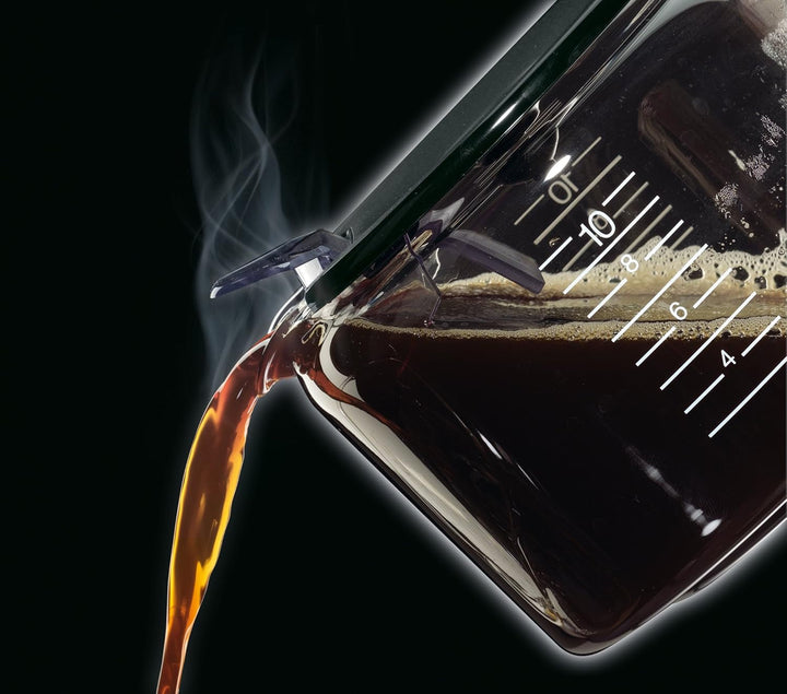 Espressor Braun KF 47 BK - Espressor cu filtru și cană de sticlă pentru cafea clasică la filtru, cafea aromatică datorită sistemului Optibrew, sistem anti-picurare, oprire automată, negru