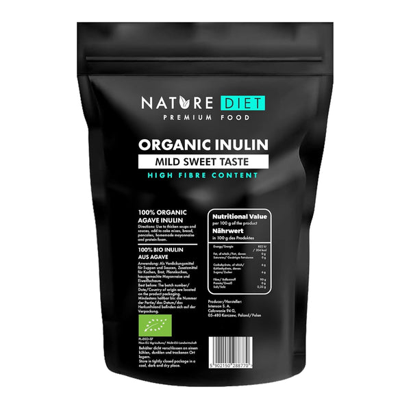 Nature Diet - Bio-Inulin 1 Kg | Aus Agave | Natürliches Präbiotikum