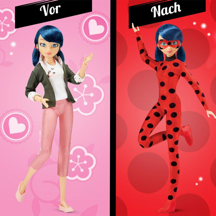 Bandai - Miraculous Ladybug - Păpușă de îmbrăcat 26 cm cu două ținute - Ladybug - P50355