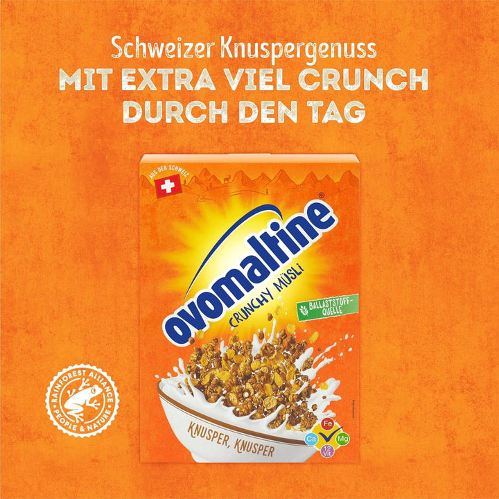 Ovomaltine Crunchy Muesli, 450 grame