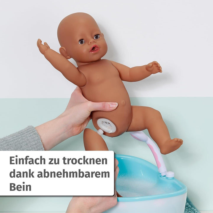 BABY Born Eva 43Cm, păpușă cu 10 funcții și accesorii, pentru copii de la 3 ani, funcționează fără baterie, păpușă mare 43Cm, 836408 Zapf Creation