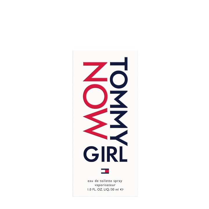 – TOMMY NOW GIRL Eau De Toilette 30 ml – Parfum pentru femei – Aromă floral-fructată – Proaspăt și cu note citrice – într-o sticlă de sticlă albă