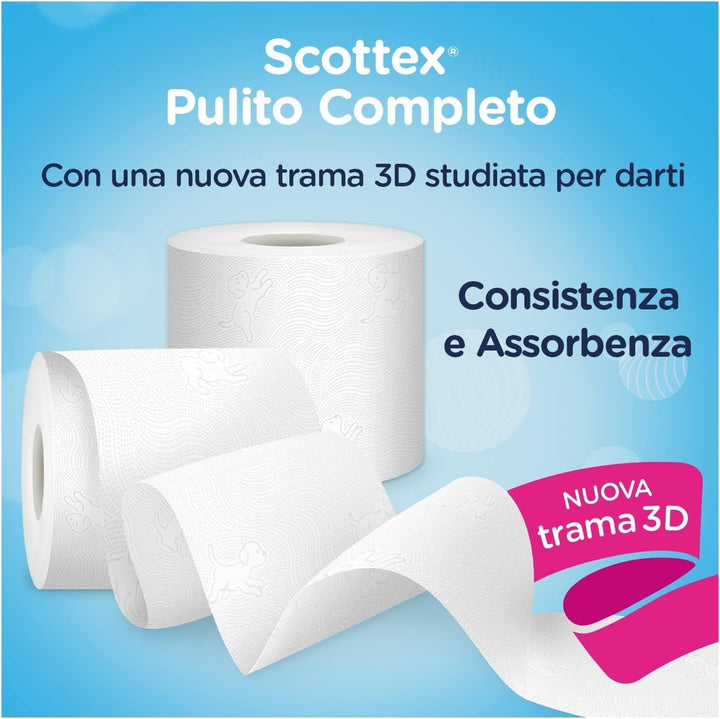 Hârtie igienică, curată, economie de spațiu, 64 role