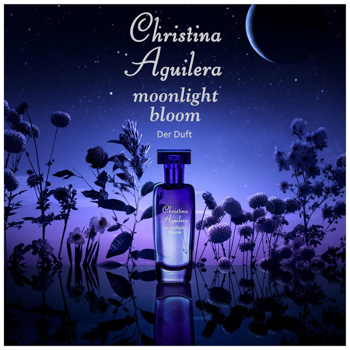 Christina Aguilera - Moonlight Bloom Eau De Parfum, Parfum Floral cu Aromă de Iasomie, Parfum pentru Femei - 30 ml
