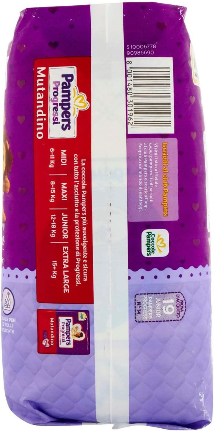 Pampers Progressi Maxi Scutece 11-25 Kg, Mărimea 5 (19Pcs)