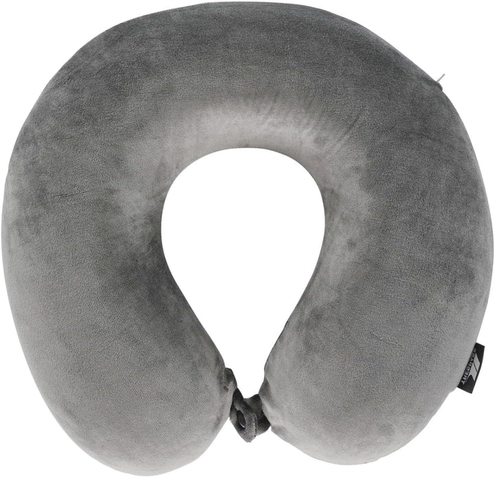 Trespass Memow Memory Foam Pernă pentru gât cu capac detașabil, gri, fiecare