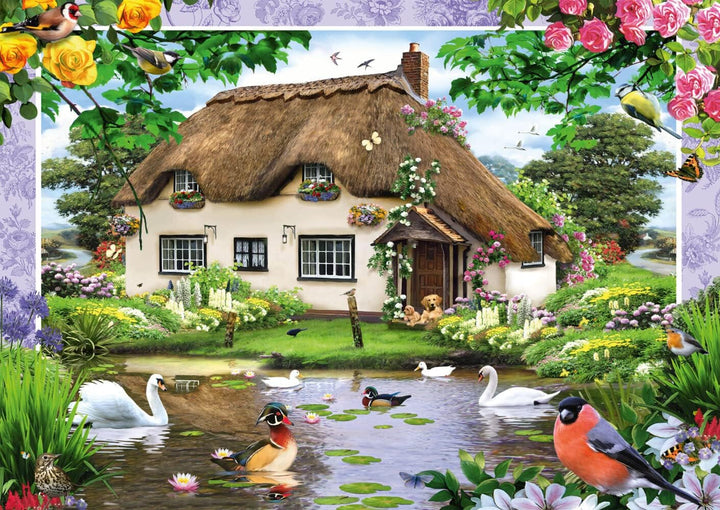 Schmidt Spiele Casă de țară romantică, puzzle jigsaw 500 piese