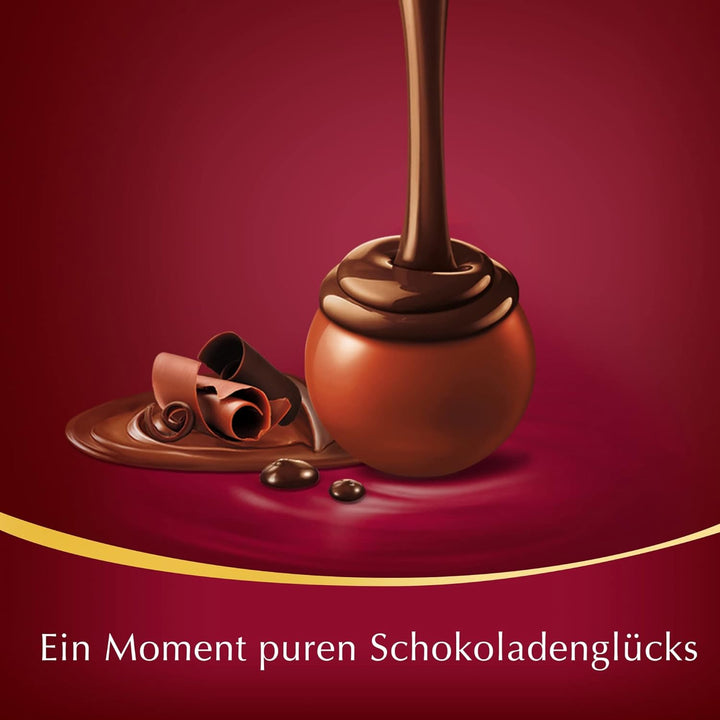 Lindt Schokolade LINDOR Kugeln Double Chocolate, Promotion | 137 G Beutel | Circa 10 Kugeln Vollmilchschokolade Mit Zartschmelzender Füllung | Pralinen-Geschenk | Schokoladen-Geschenk