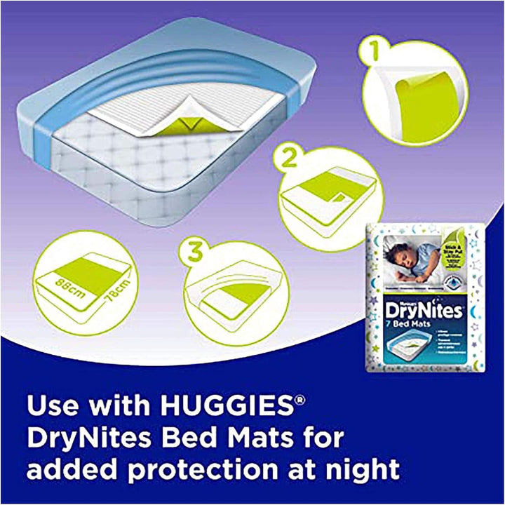 Huggies Drynites Jungen 8-15 Jahre, 9 Stück (Piece) (Packung Mit 2)