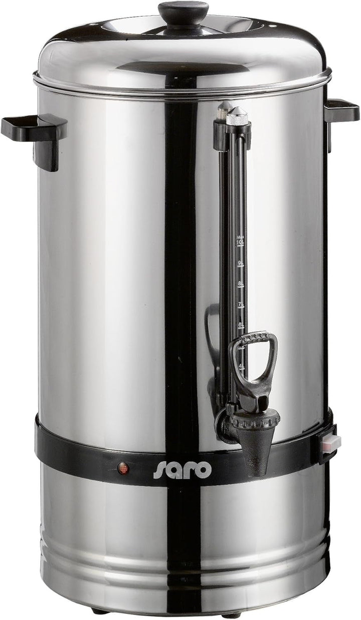 Aparat de cafea Gastro cu filtru rotund model Saromica 6005 Aparat de cafea industrial (6,75 litri, 40 de cești de cafea, funcție de preparare și menținere la cald), argintiu 317-1000