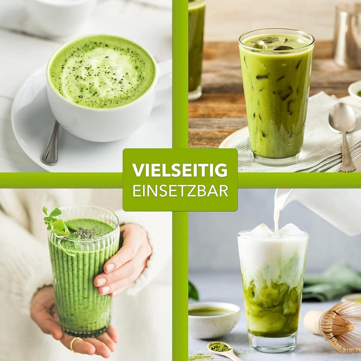 Matchamagic - Pudră de matcha latte bio din Japonia cu zahăr din floare de cocos pentru un ceai delicios