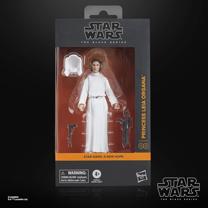 Star Wars Seria Neagră Prințesa Leia Organa, Star Wars: O nouă speranță Figura de acțiune (15 cm) De colecționat