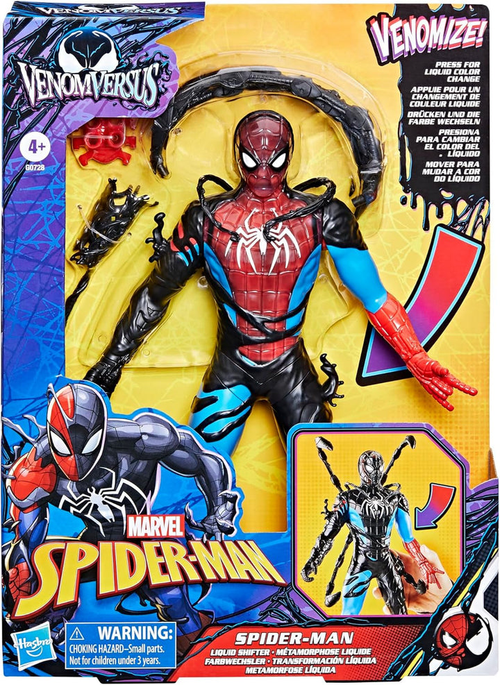 Marvel Spider-Man Venomversus Spider-Man Schimbător de culori Figura de acțiune cu accesoriu