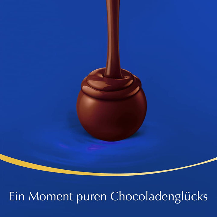 Lindt LINDOR Schokoladen Kugeln Feinherb | 1 Kg Beutel, Wiederverschließbar | Ca. 80 Kugeln Dunkle | Großpackung, Pralinen-Geschenk, Schokoladengeschenk