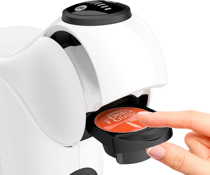 NESCAFÉ DOLCE GUSTO Krups Genio S, Mașină de cafea pentru espresso și alte băuturi cu capsule, Automată, Alb