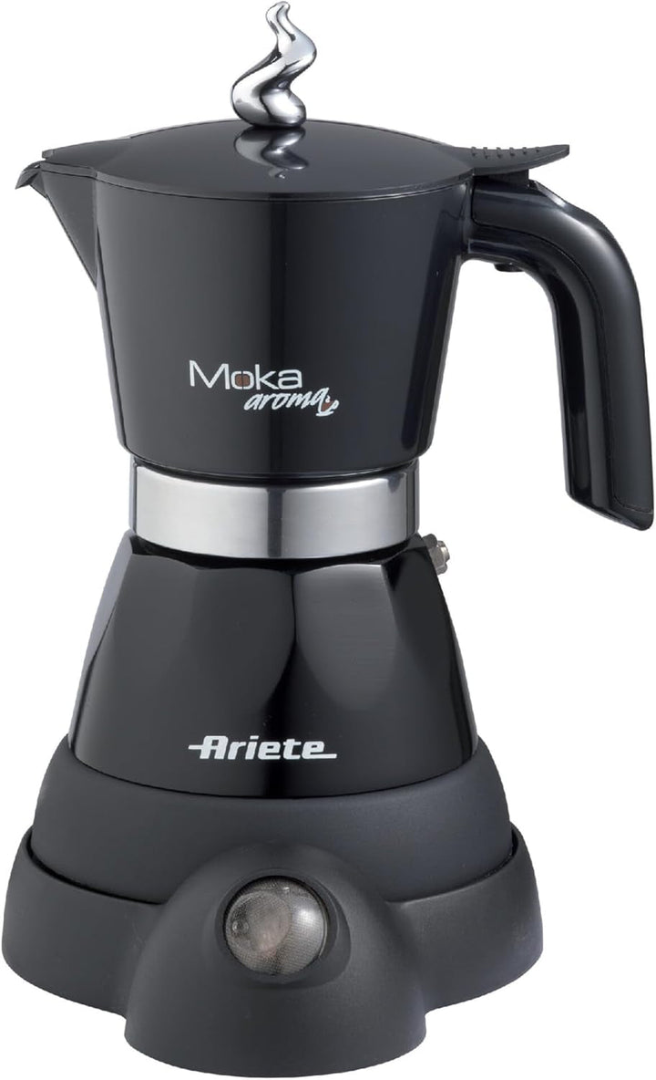 Ariete 1358 Moka Aroma, espressor electric, 480 W, 2/4 cești espresso, negru