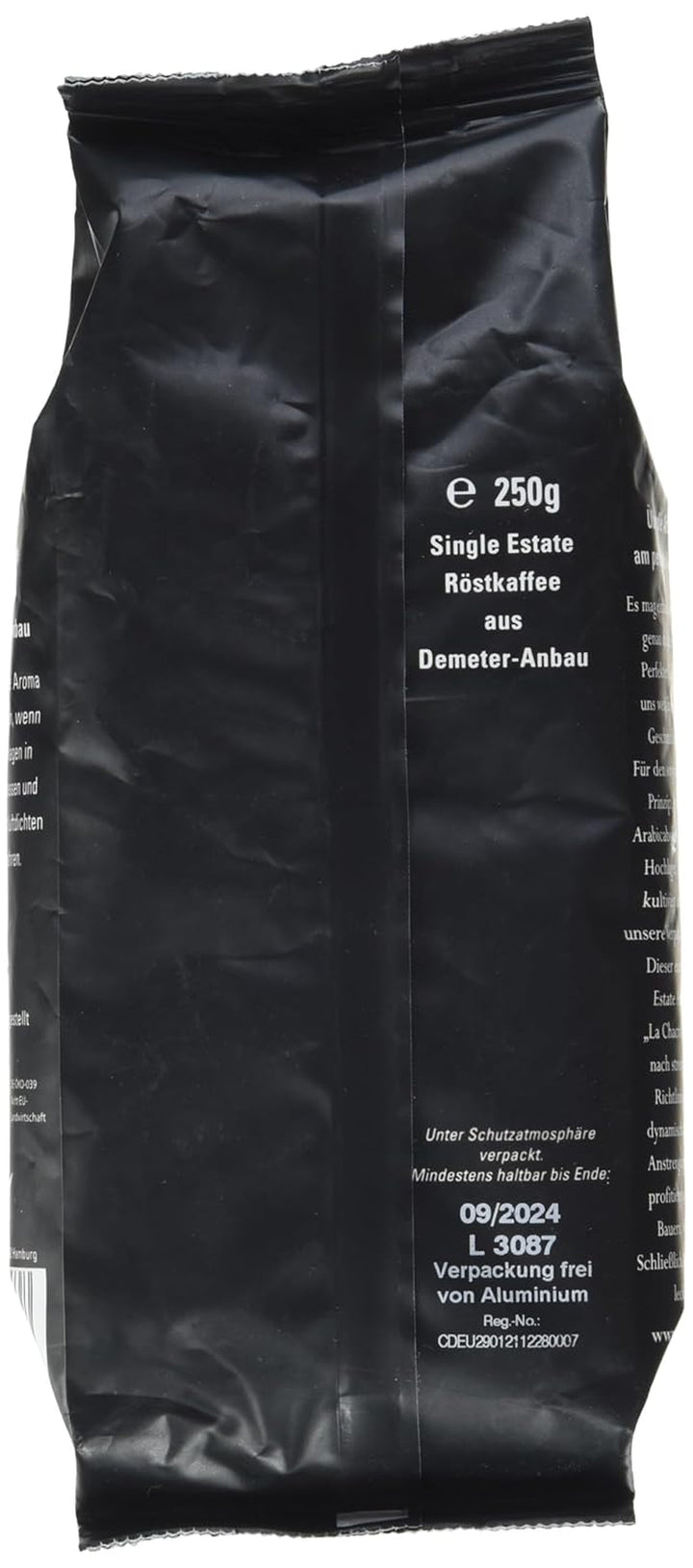 Bio Demeter Röstkaffee Peru, 250G Ganze Bohne