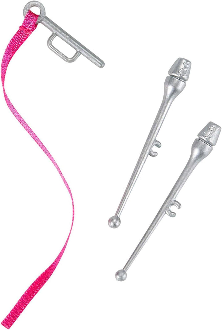 Barbie Doll, You Can Be Anything Barbie Series, Gimnastică ritmică Barbie cu păr blond, accesorii Barbie, inclusiv păpușă Barbie, cadou pentru copii, jucărie de la 3 ani, Gtn65