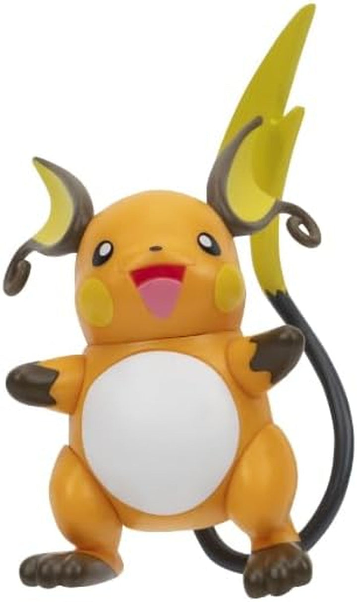 Pokémon Battle Figure Pack - 5Cm Figure Raichu Yellow/Orange - Pokemon Playset oficial pentru copii 4+ ani