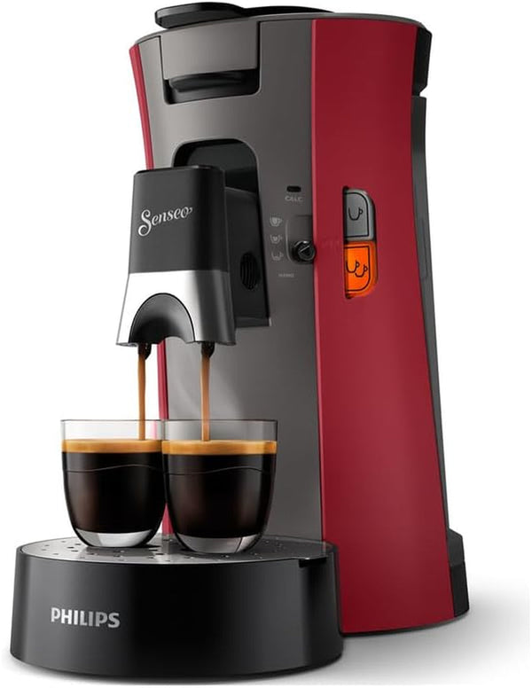 Philips Domestic Appliances CSA240/91 Aparat de cafea cu doze Senseo Select - Roșu intens