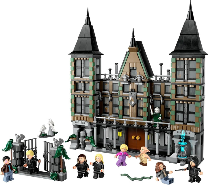 LEGO Harry Potter Malfoy Family Country Estate, jucărie fantastică de colecționat și expus, cadou pentru băieți, fete și fani ai lumii vrăjitorilor, idee de cadou cu 9 minifigurine 76453