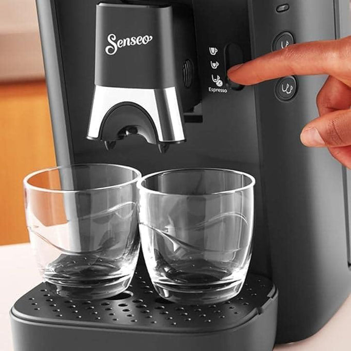 Espressor cu capsule Philips Senseo Maestro – tehnologie Intense plus, calitate premium a espresso-ului, design ecologic, rezervor de apă de 1,2 l, funcție memo, indicator de detartrare (CSA260/60)