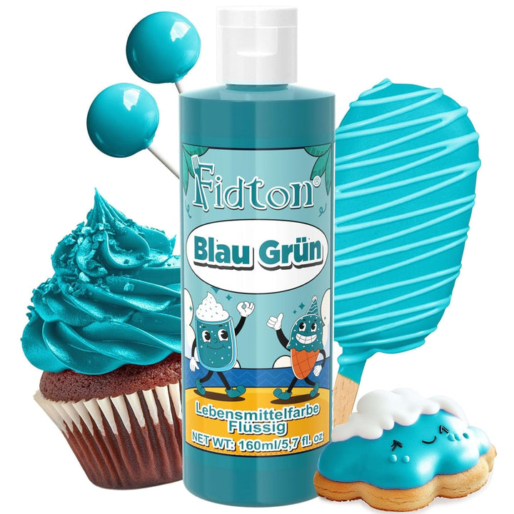 Lebensmittelfarbe Gel - Fidton 12 Farben Hochkonzentrierte Lebensmittelfarben, Food Coloring Set Für Lebensmittel Farben, Fondant, Essbare Tortendeko, Eier Färben, Backen, Glasur, Makronen - 6 Ml