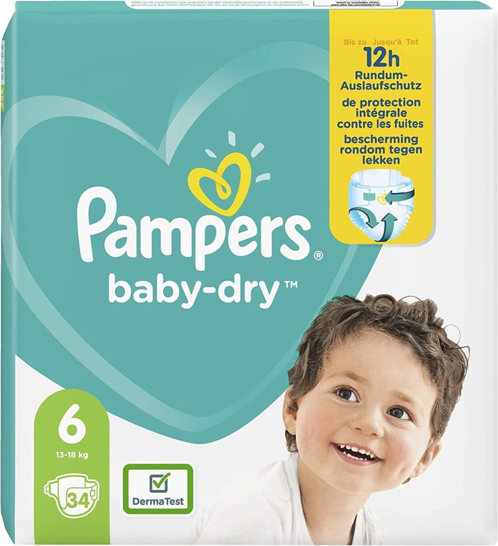 Pampers (Alte Version), Größe 5 Windeln 76, 11-16Kg (2 Pack)