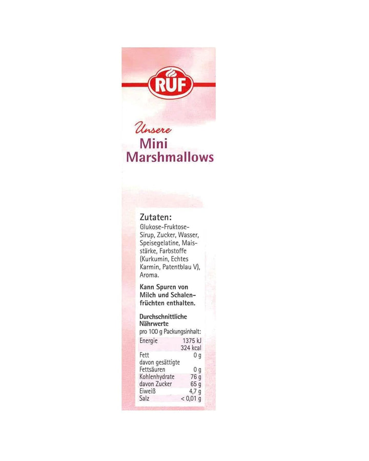 RUF Mini Marshmallows, culori pastelate, 45 grame