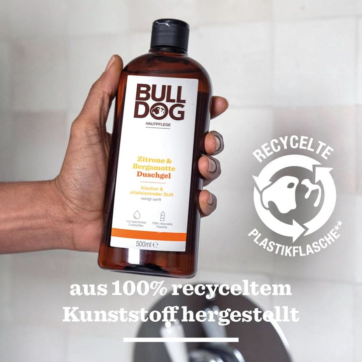 BULLDOG, Gel de duș pentru bărbați cu lămâie și bergamotă, 500 ml