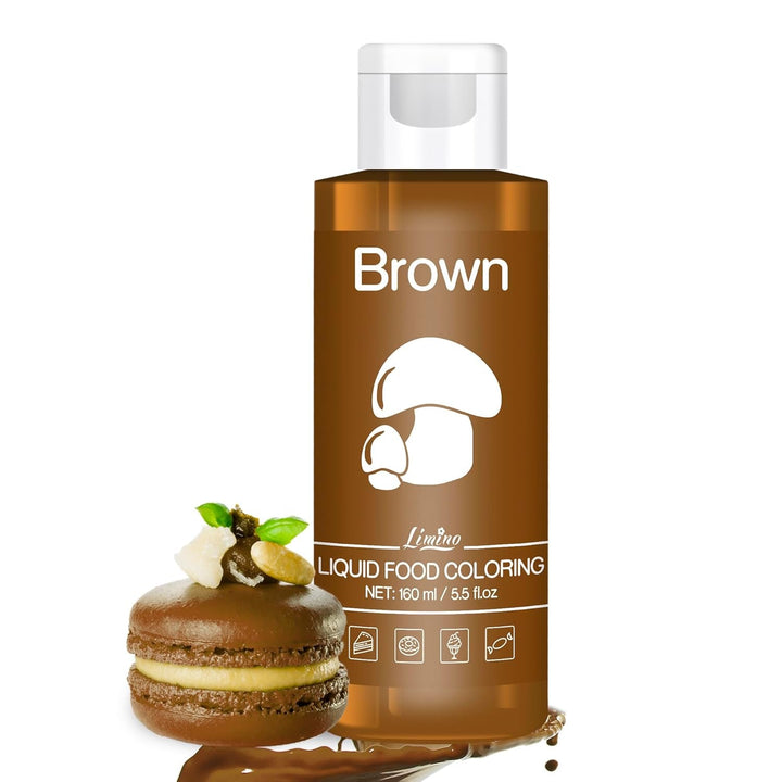 Lebensmittelfarbe - 160Ml Flüssige Lebensmittel Farben Für Kuchen, Backen, Kekse, Macaron - Zuckerfrei Konzentrierte Farbe Food Coloring Für Tortendeko, Getränken, Osterei, DIY Slime (Rot)