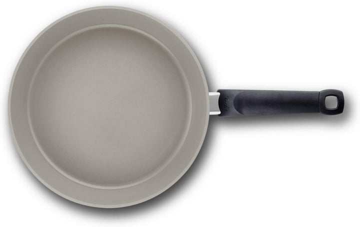 Fissler Ceratal Comfort Pfannen-Set / 2-Teilig, Aluminium-Pfanne, Keramik-Beschichtet (24+28 Cm) Ceramic Bratpfanne Antihaftend – Induktion [Exklusive Bei Amazon], Grau