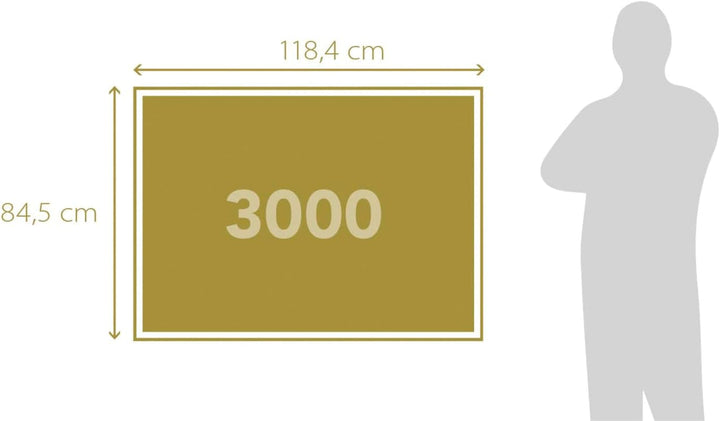 Clementoni - 33552 Collection - Manhattan Balcony Sunset, Puzzle 3000 piese pentru adulți și copii 10 ani, joc de îndemânare pentru întreaga familie