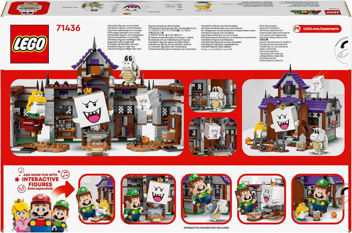 Casa bântuită a lui LEGO Super Mario King Buu Huu, casă bântuită pentru copii, set Nintendo de colecționat, cu Baby Yoshi, cadou pentru băieți, fete și gameri cu vârsta de 8+ 71436