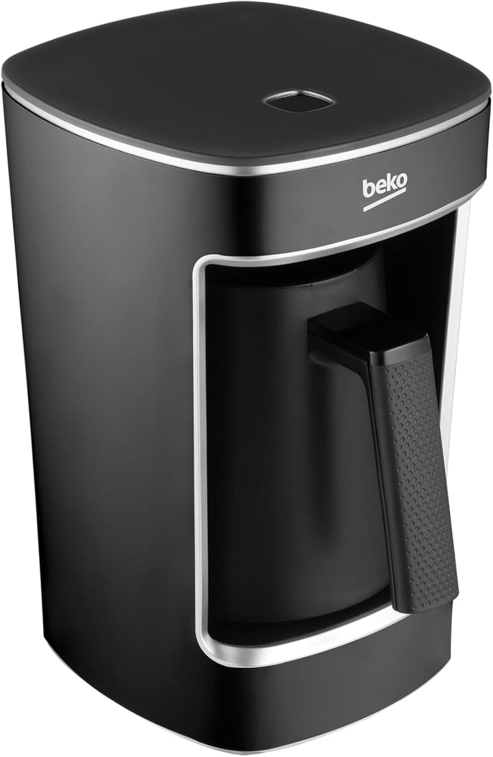 Beko TKM 2341 filtru de cafea moca, până la 5 cești, Cooksense, spumă, cafea turcească, anti-vărsare, operare cu o singură atingere, negru