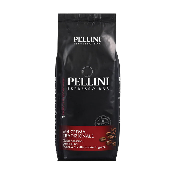 Pellini N.9 Cremoso, Kaffeebohnen Für Espresso 1Kg, Arabica- Und Robusta-Mischung Mit Einem Vollmundigen Und Harmonischen Geschmack, Mittlere Röstung