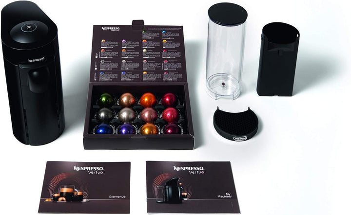 Espressoare Nespresso Vertuo ENV150B de la De'Longhi, culoare Ink Black, capsule Vertuo System, 1,1 litri, negru