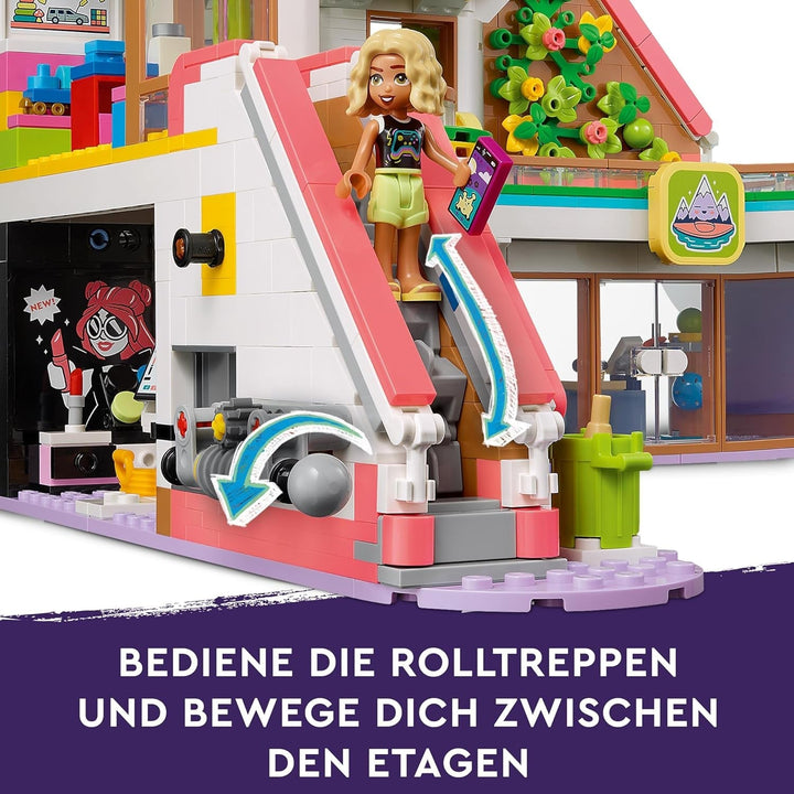 Magazin LEGO Friends Heartlake City, jucărie de casă de păpuși pentru fete și băieți, set cu figuri, promovează dezvoltarea socio-emoțională, cadou pentru copii de la 8 ani 42604