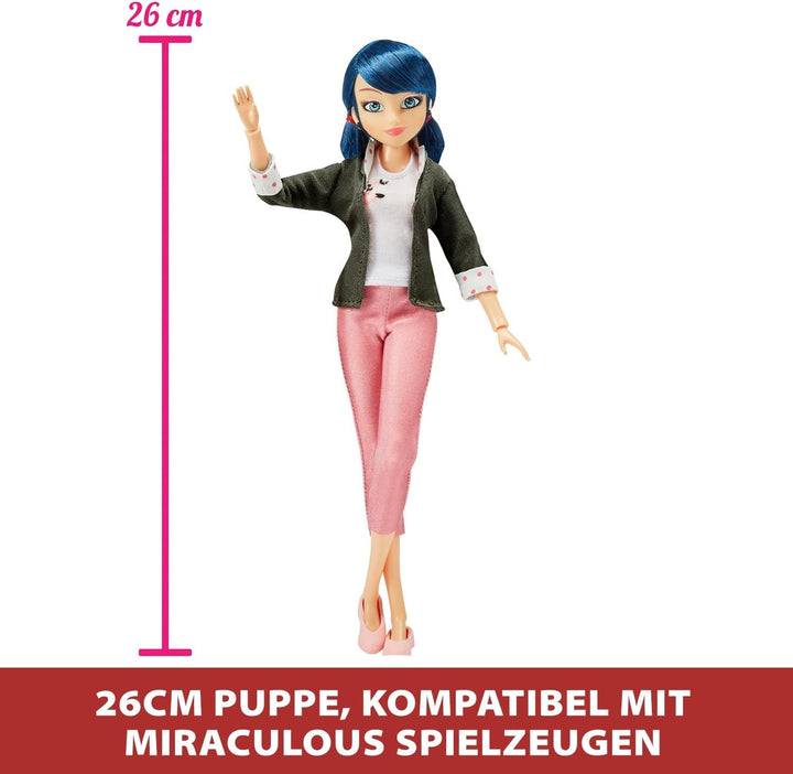 Bandai - Miraculous Ladybug - Păpușă de îmbrăcat 26 cm cu două ținute - Ladybug - P50355