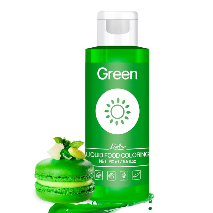 Lebensmittelfarbe - 160Ml Flüssige Lebensmittel Farben Für Kuchen, Backen, Kekse, Macaron - Zuckerfrei Konzentrierte Farbe Food Coloring Für Tortendeko, Getränken, Osterei, DIY Slime (Rot)