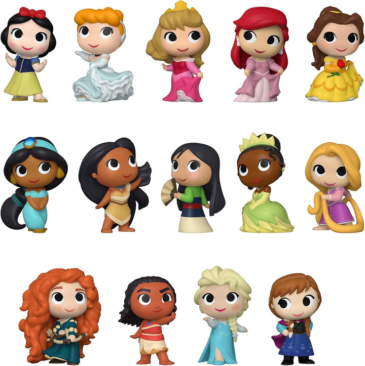 Funko Mystery Mini - Ultimate Princess - 1 din 12 de colecționat - Stilurile variază - Prințesele Disney - Prințesele Disney - Figură de colecționat din vinil - Idee de cadou - Marfă oficială - Fanii filmelor
