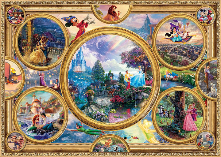 Schmidt Spiele 59607 Thomas Kinkade, Colecția Disney Dreams, puzzle jigsaw 2000 piese