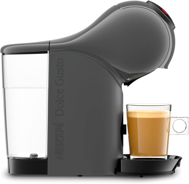 NESCAFÉ Dolce Gusto Genio S de la KRUPS, aparat de cafea cu capsule, 15 bar, ultracompact, presiune înaltă, peste 30 de creații de cafea, dimensiune selectabilă a băuturii, oprire automată, antracit, KP243B