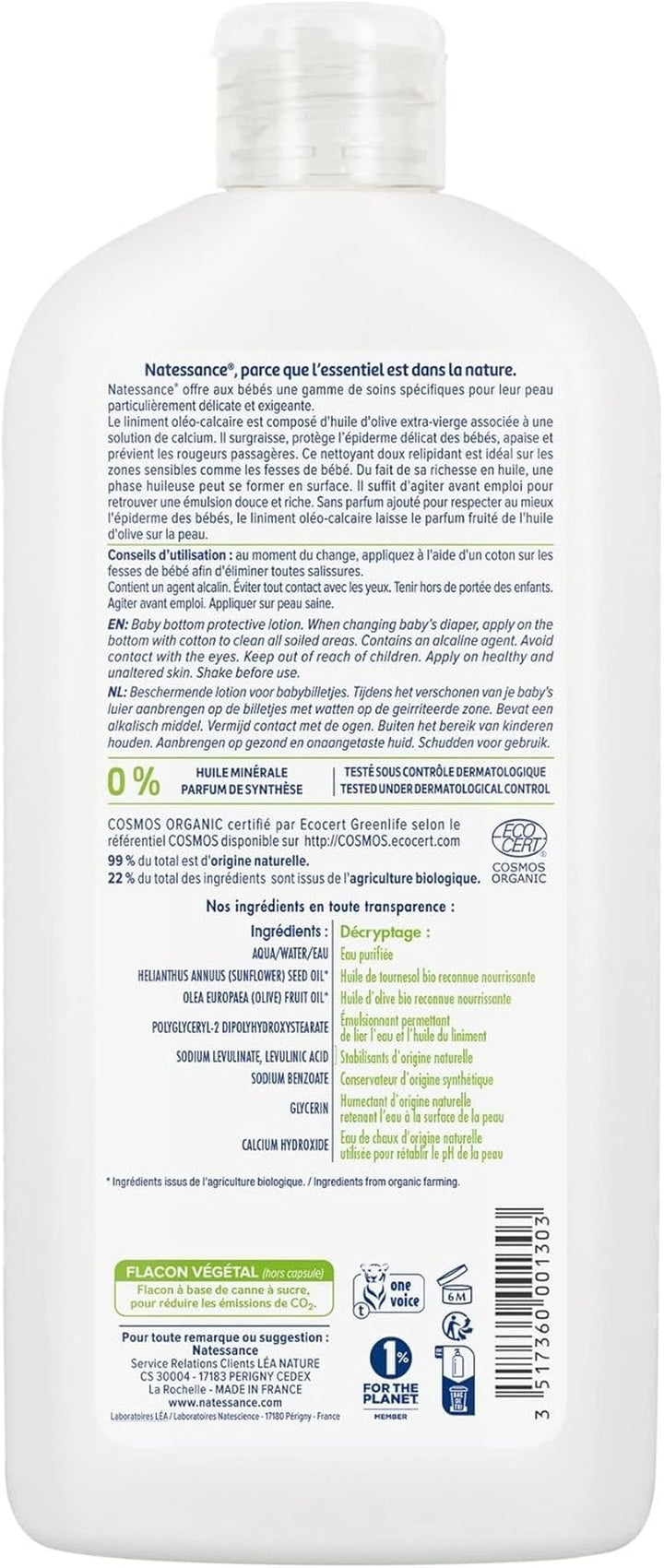 Bébé naturel oléoliniment 500 ml